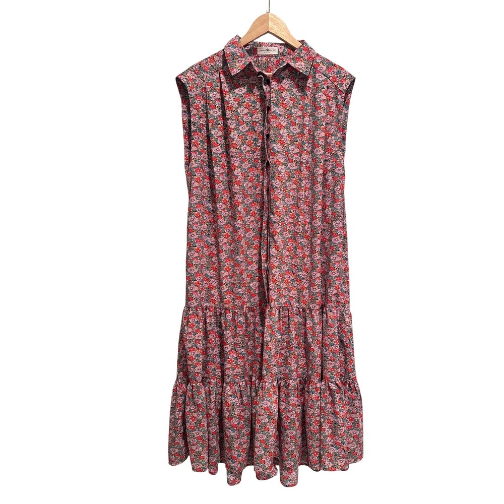 NATURAL LIFE Red Floral Maxi Dress